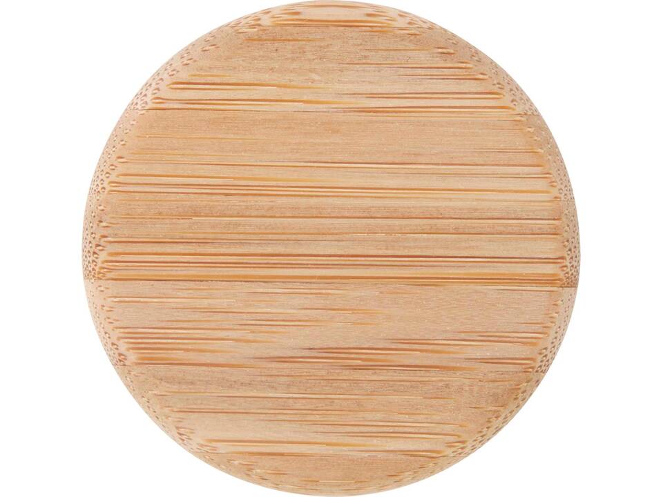 Porto 500 ml glass water bottle with silicone handle and bamboo lid 19