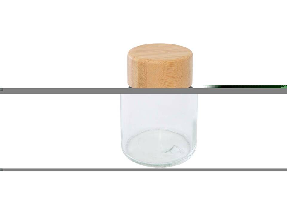 Porto 500 ml glass water bottle with silicone handle and bamboo lid 20