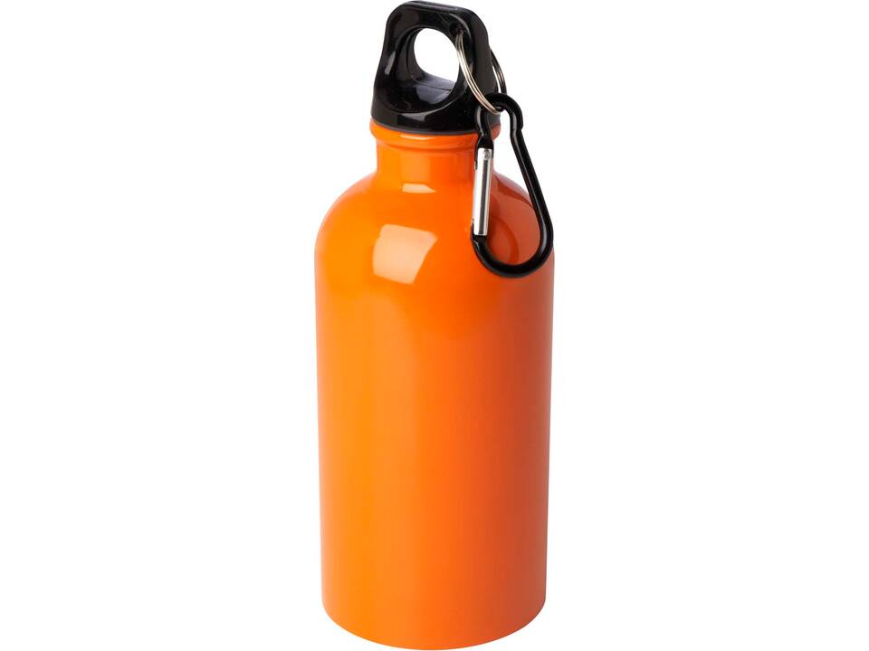Oregon 400 ml RCS certified single wall stainless steel water bottle with carabiner 13