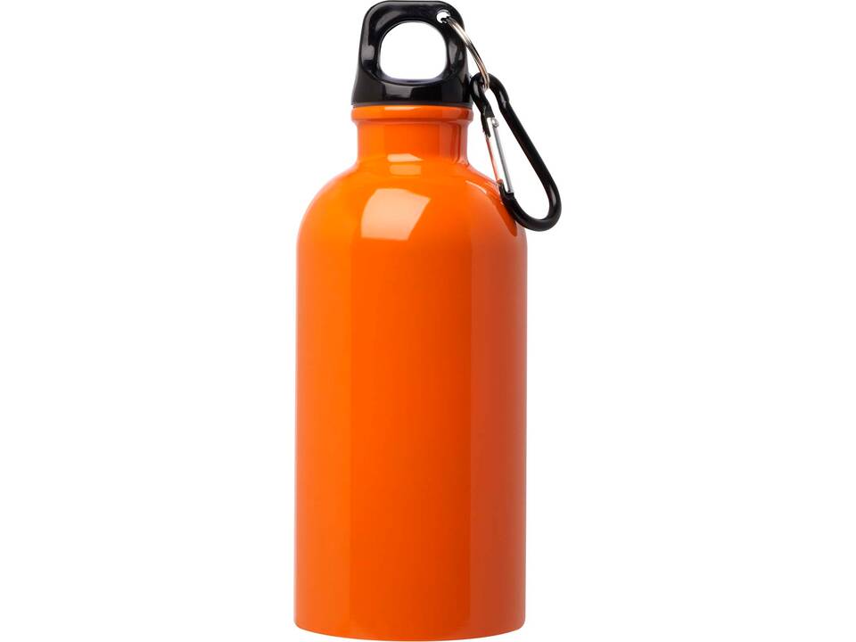 Oregon 400 ml RCS certified single wall stainless steel water bottle with carabiner 15