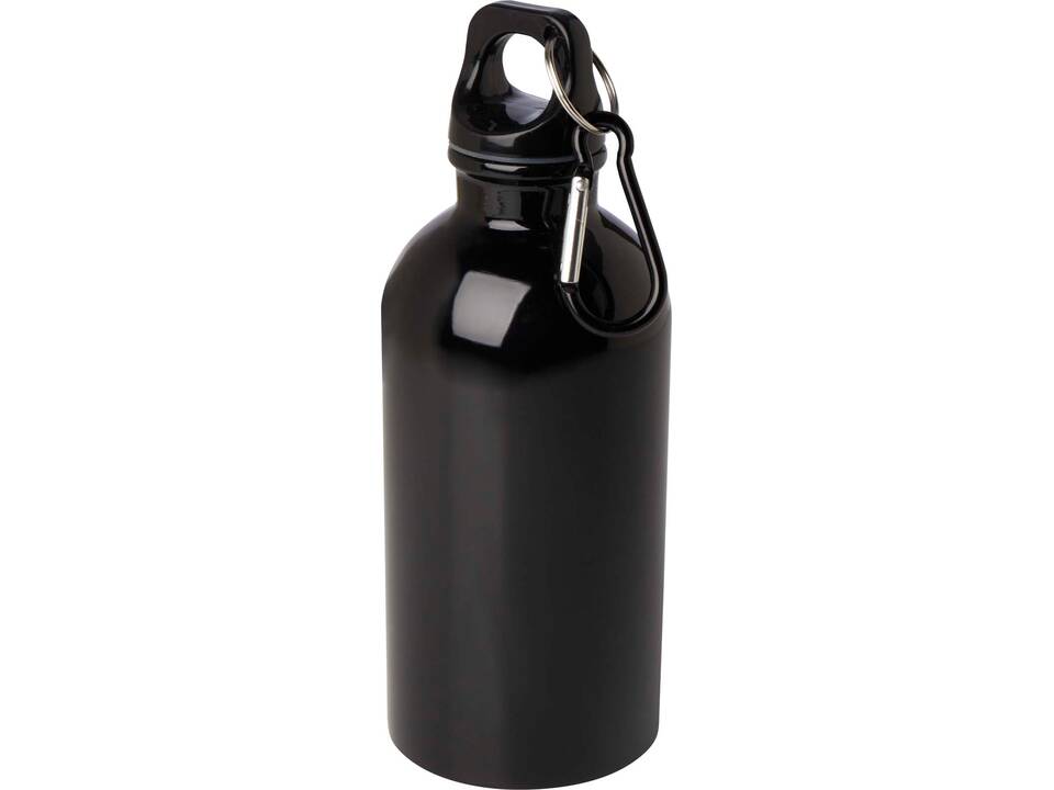 Oregon 400 ml RCS certified single wall stainless steel water bottle with carabiner 44