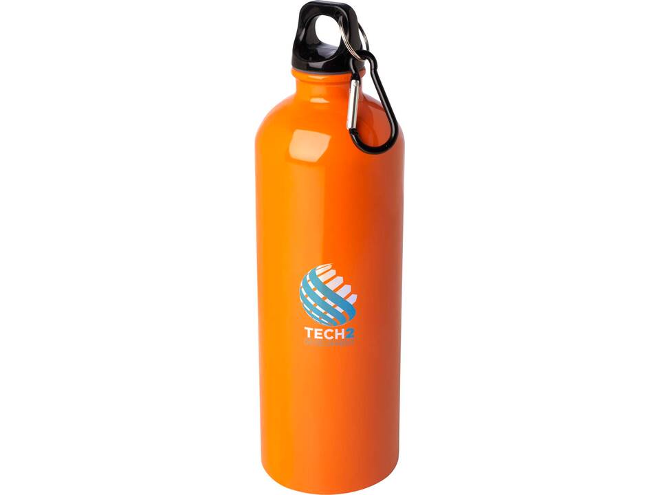 Oregon 750 ml RCS certified single wall stainless steel water bottle with carabiner 14