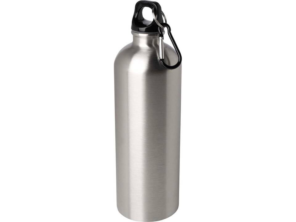 Oregon 750 ml RCS certified single wall stainless steel water bottle with carabiner 42