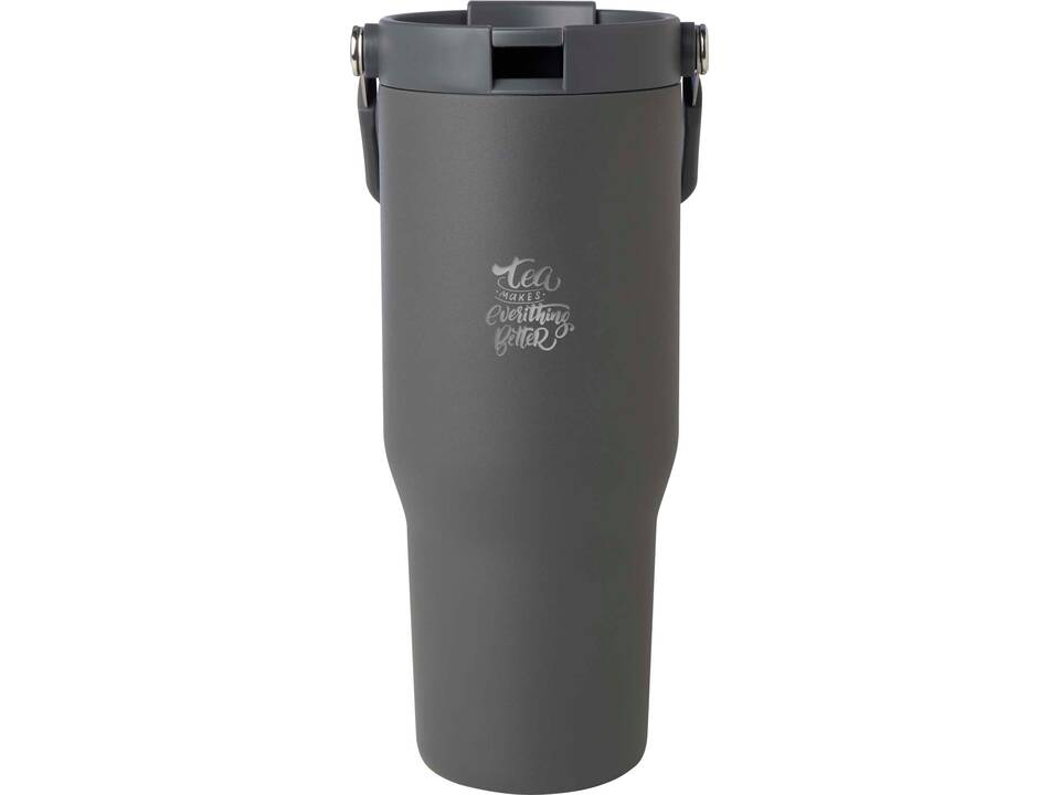 Bronx 900 ml RCS recycled stainless steel copper vacuum insulated tumbler with dual function lid 16