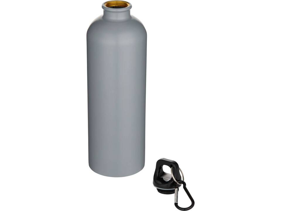 Oregon 750 ml matte RCS recycled single wall stainless steel water bottle with carabiner 11