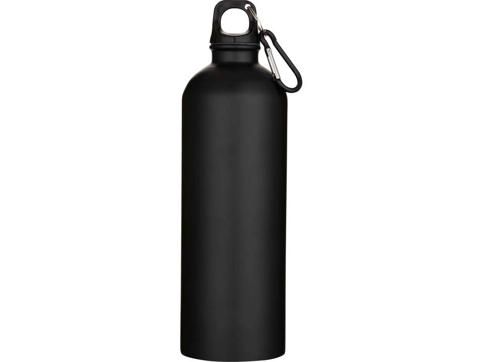 Oregon 750 ml matte RCS recycled single wall stainless steel water bottle with carabiner 14