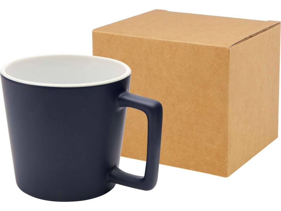 Cali 370 ml ceramic mug with matt finish 19