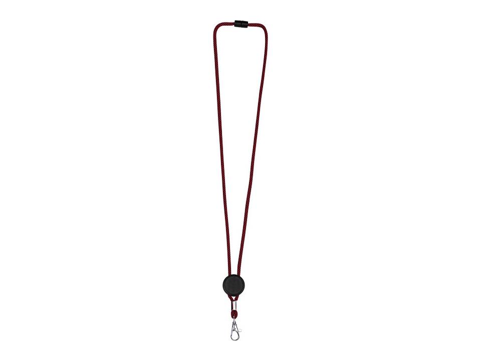 Hagen two-tone lanyard with adjustable disc 3