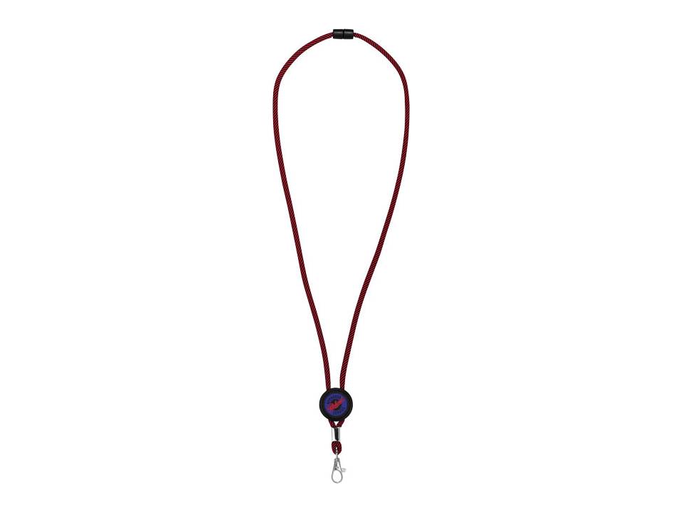 Hagen two-tone lanyard with adjustable disc 2