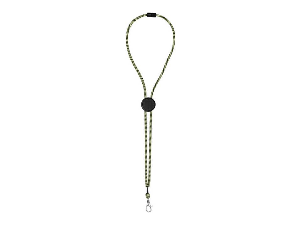 Hagen two-tone lanyard with adjustable disc 7