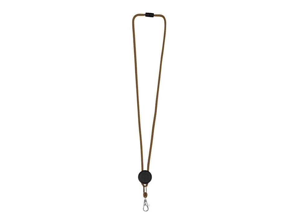 Hagen two-tone lanyard with adjustable disc 11