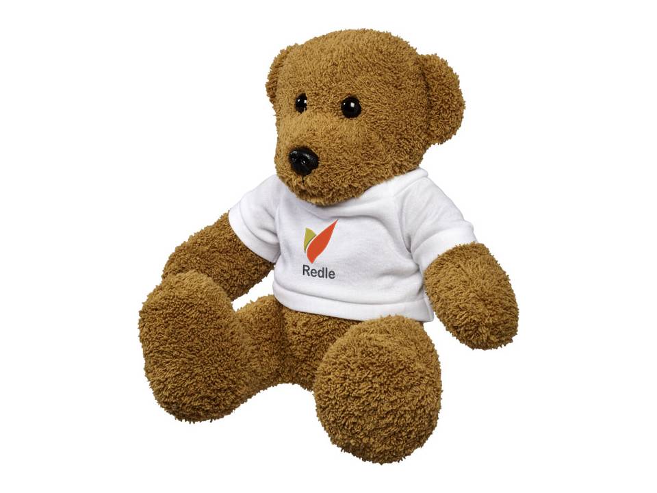 Large plush rag bear with shirt 2