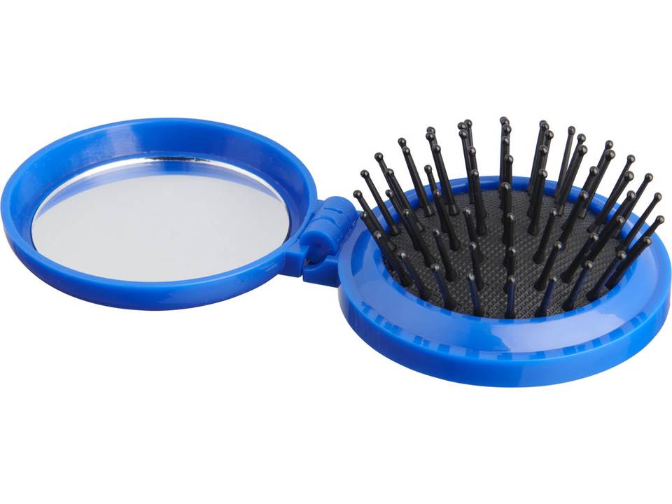Foldable hair brush with mirror 13