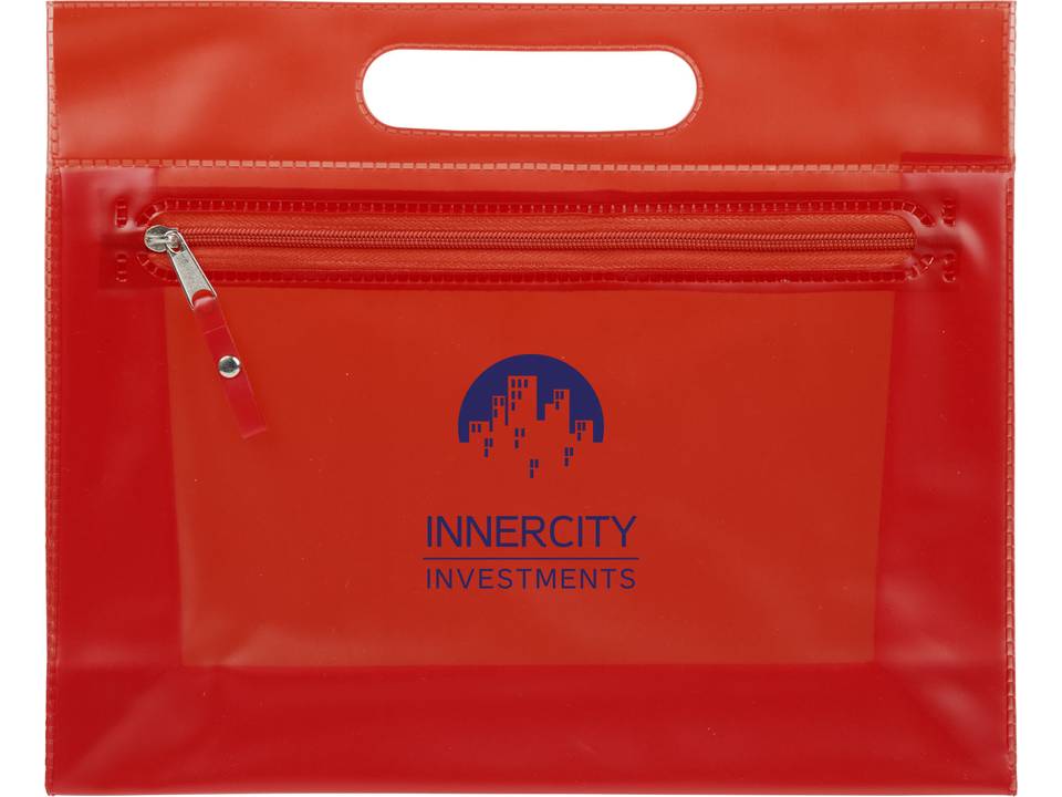 Paulo transparent PVC toiletry bag 12