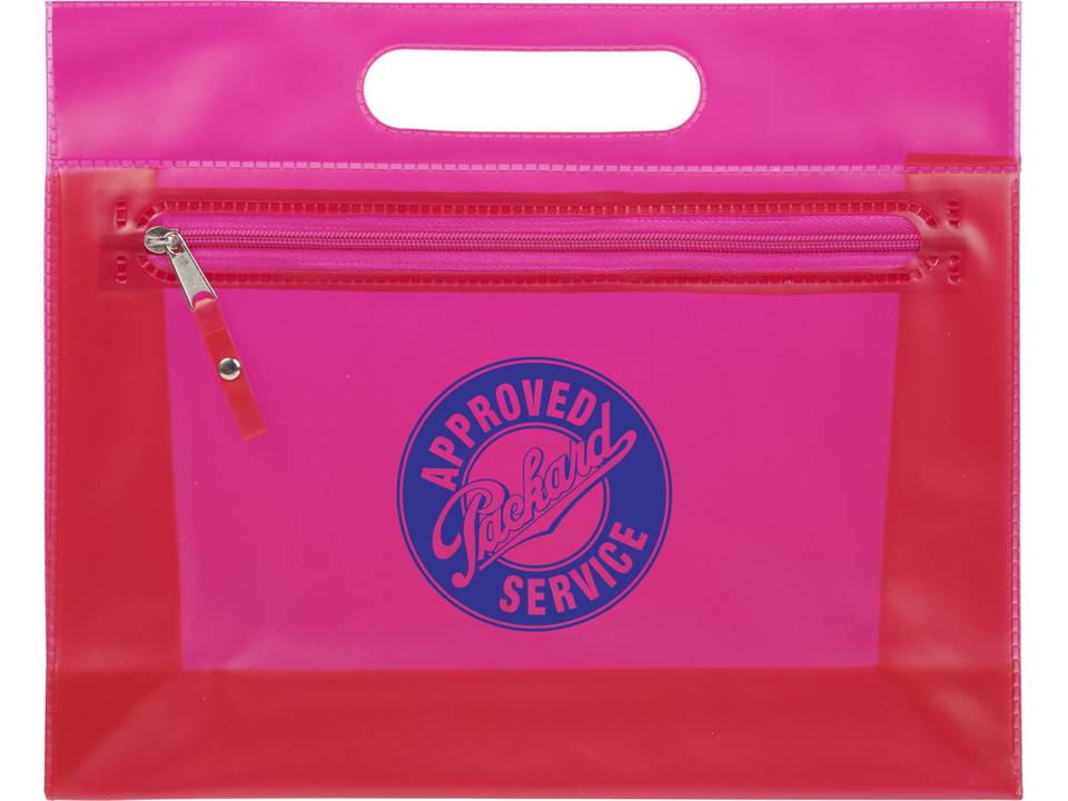 Paulo transparent PVC toiletry bag 18