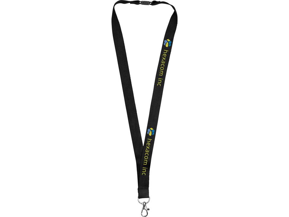 Julian bamboo lanyard with safety clip 4