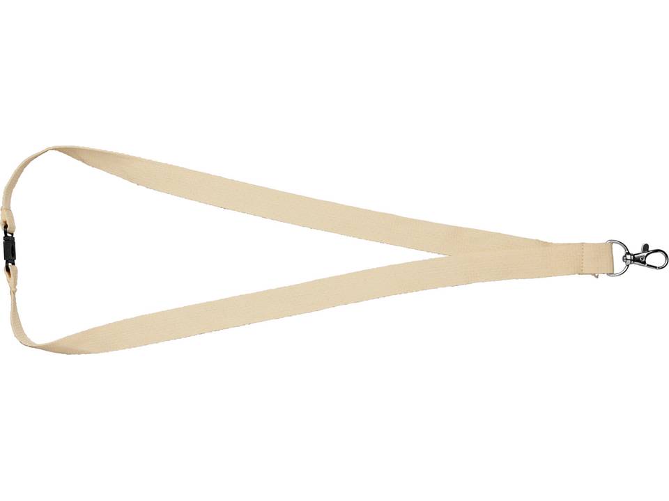 Dylan cotton lanyard with safety clip 4