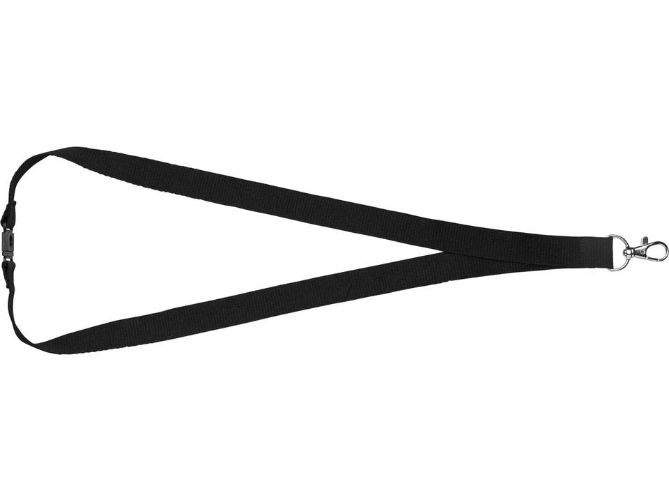 Dylan cotton lanyard with safety clip 9