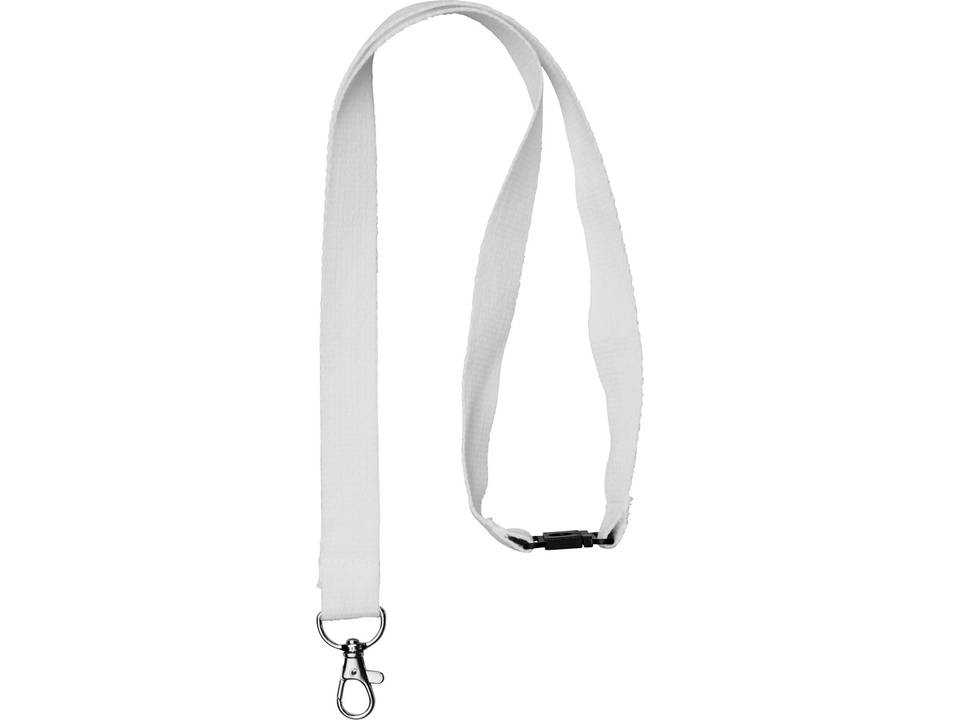 Dylan cotton lanyard with safety clip 13
