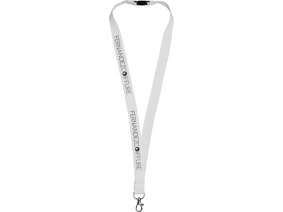 Dylan cotton lanyard with safety clip 12