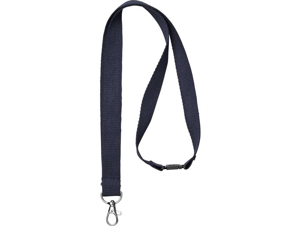 Dylan cotton lanyard with safety clip 18