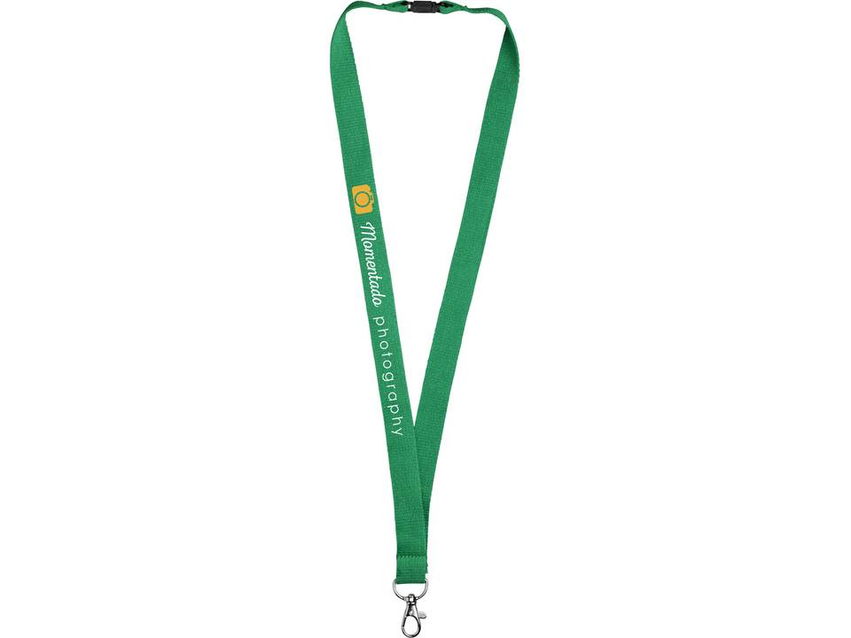 Dylan cotton lanyard with safety clip 27