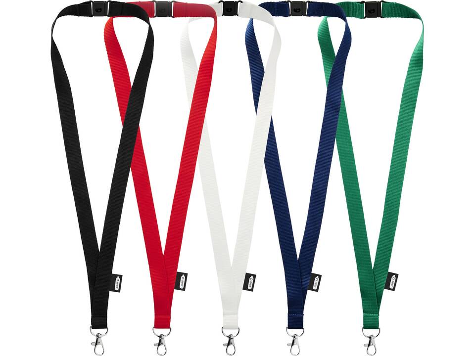 Tom recycled PET lanyard with breakaway closure 3