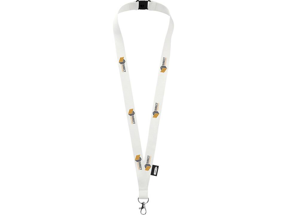 Tom recycled PET lanyard with breakaway closure 4