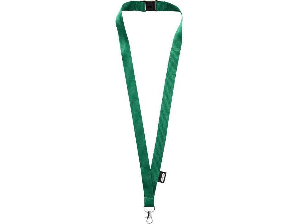 Tom recycled PET lanyard with breakaway closure 13