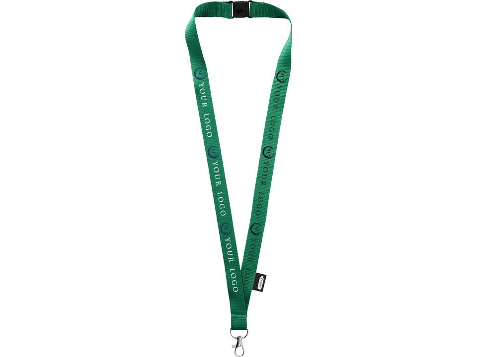 Tom recycled PET lanyard with breakaway closure 14