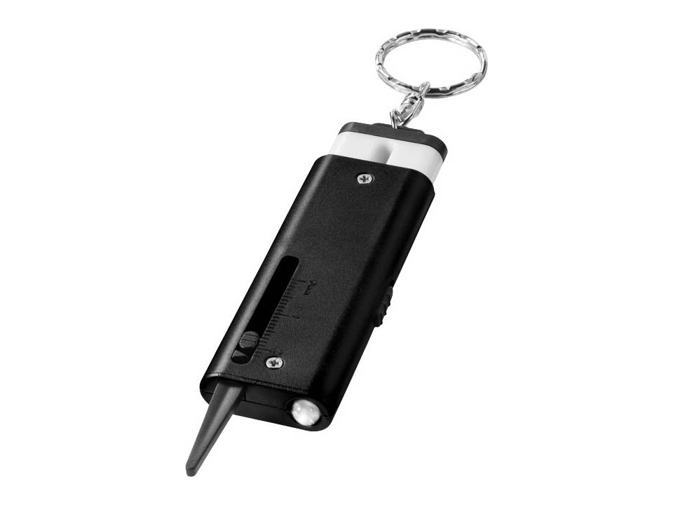 Chicane tyre tread measurer and key light 5
