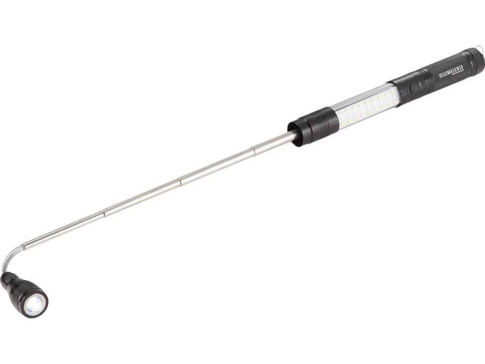 Telescopic flashlight with COB sidelight 3