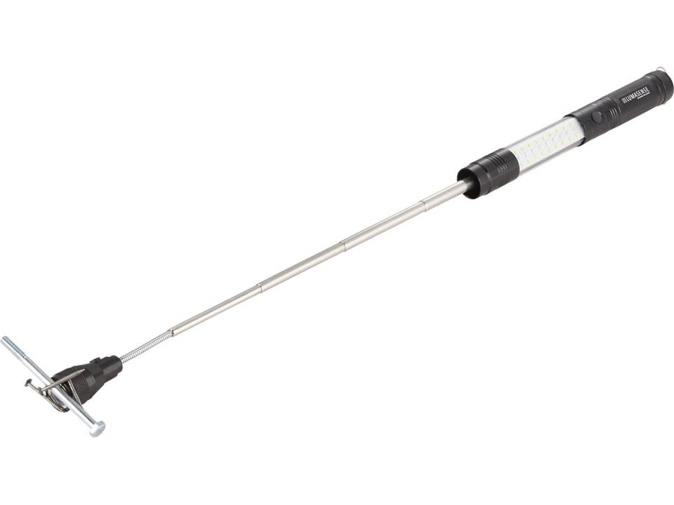 Telescopic flashlight with COB sidelight 4