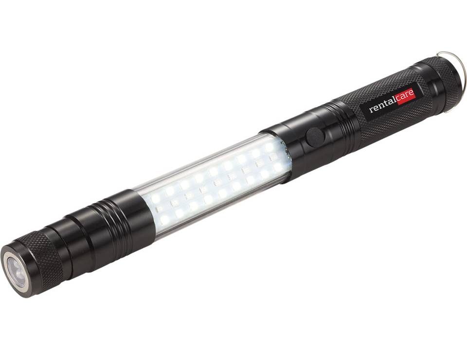 Telescopic flashlight with COB sidelight 7