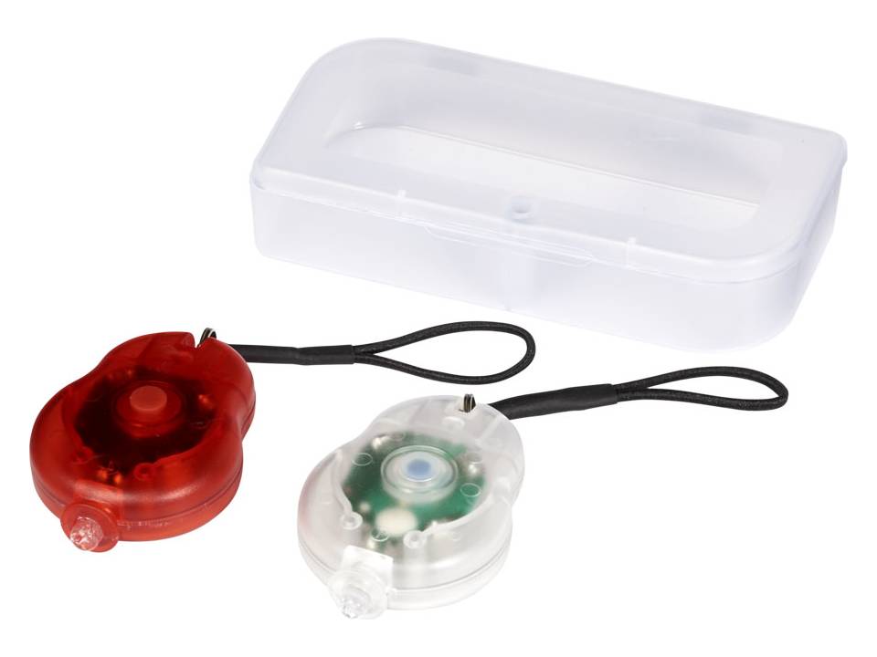 Zeta bike lights in case 3