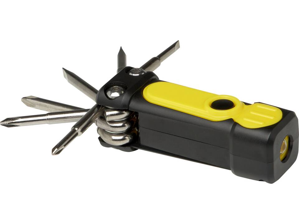 Octo 8-in-1 RCS recycled plastic screwdriver set with torch 5