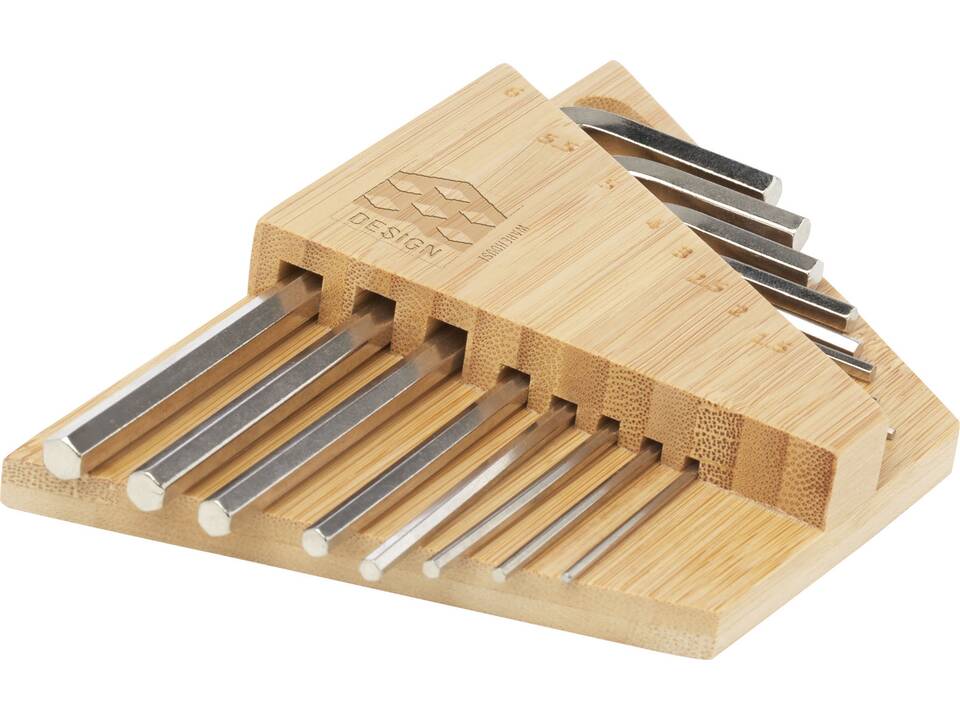 Allen bamboo hex key tool set 1