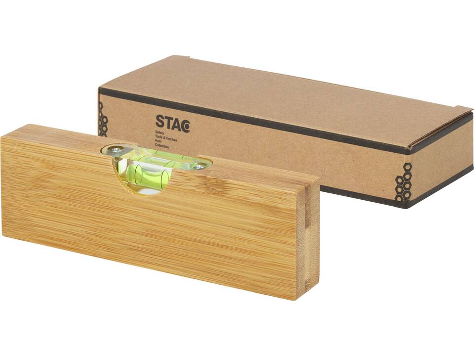 Flush bamboo spirit level with bottle opener 5