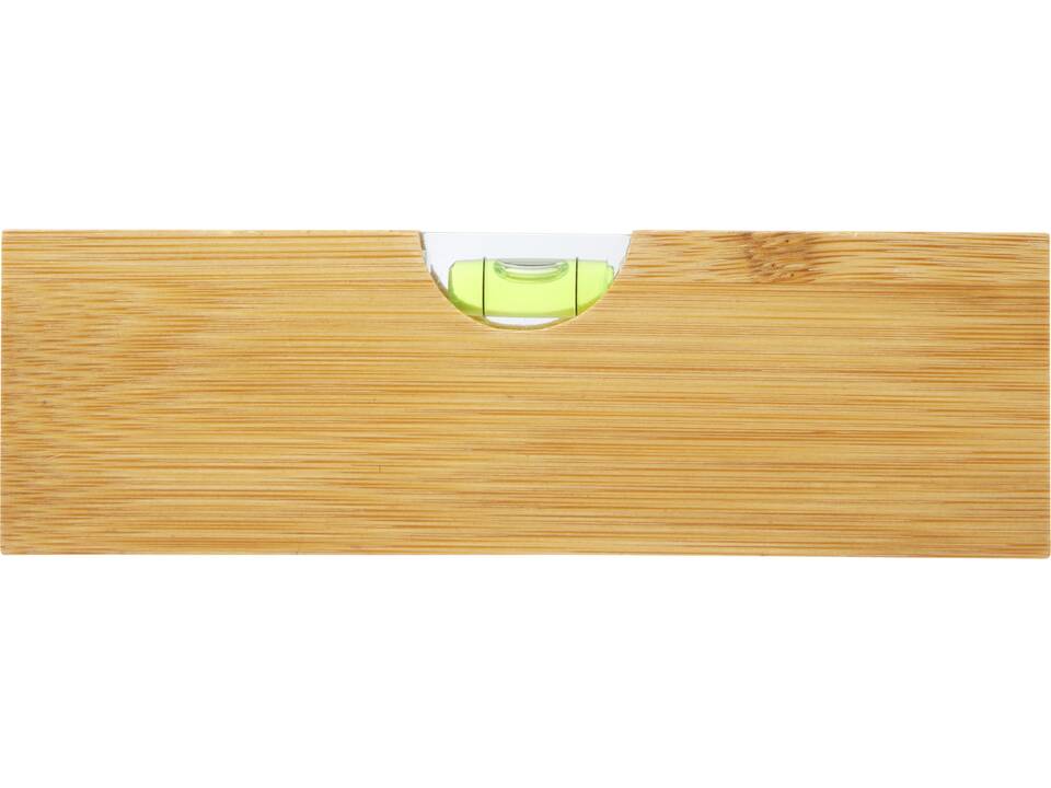 Flush bamboo spirit level with bottle opener 3