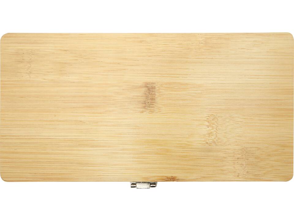 Rivet 19-piece bamboo/recycled plastic tool set 3