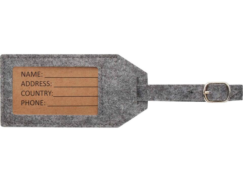 Tie luggage tag 2