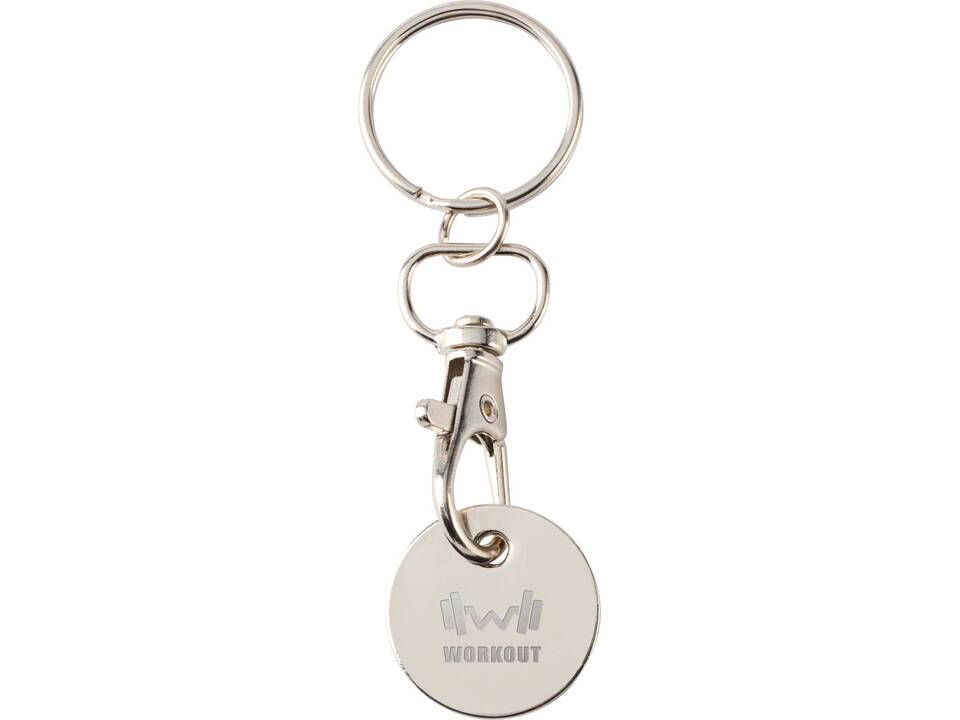 Rory keyring with trolley coin 2