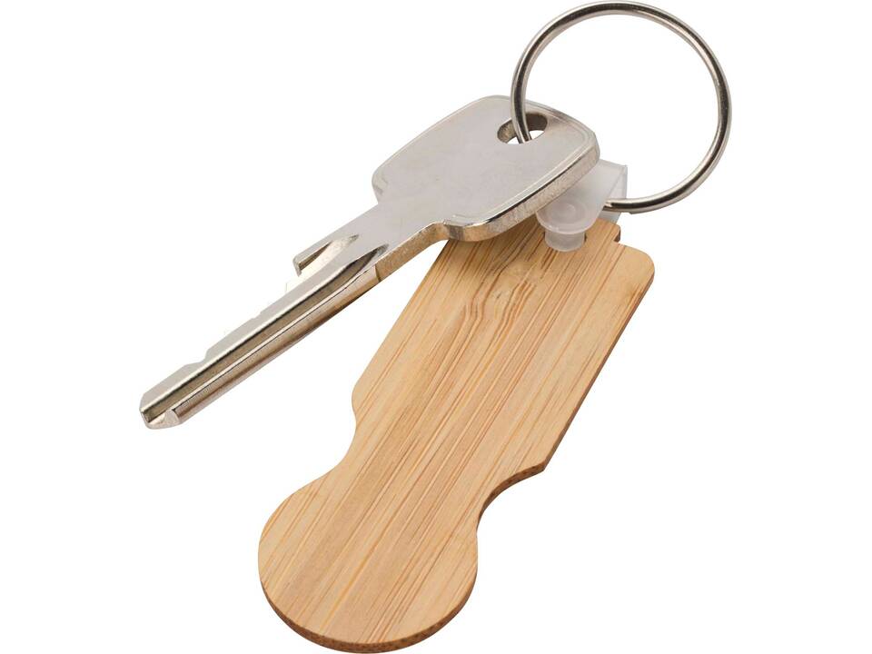 Ronan bamboo trolley keychain 4