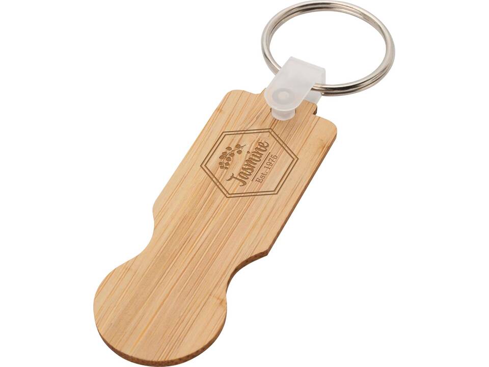 Ronan bamboo trolley keychain 1