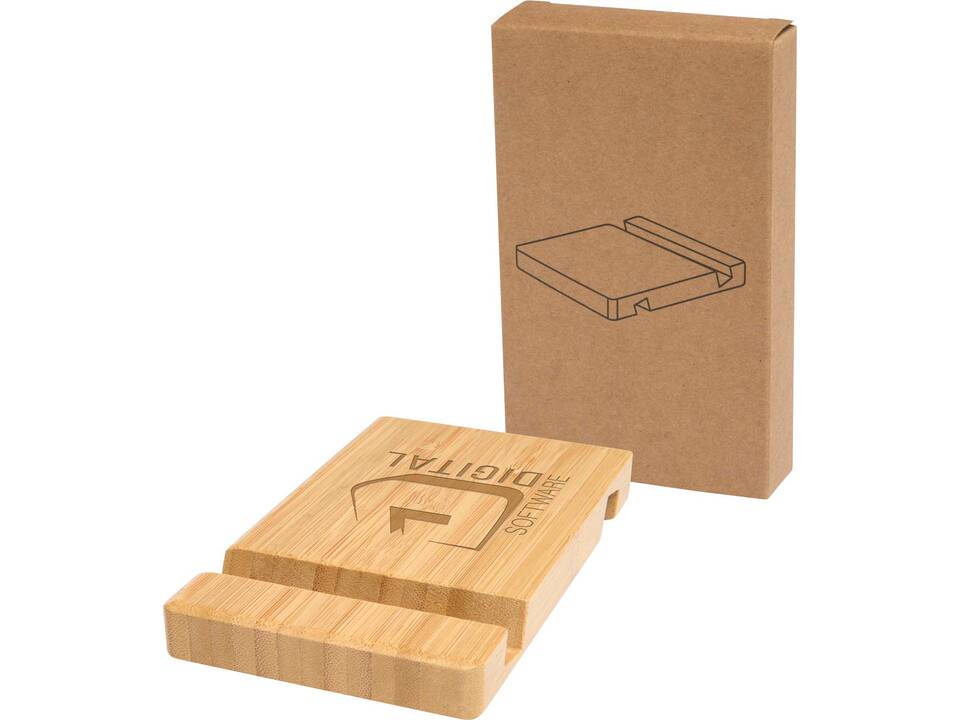 Bubup bamboo 2-angled tablet and phone stand 1