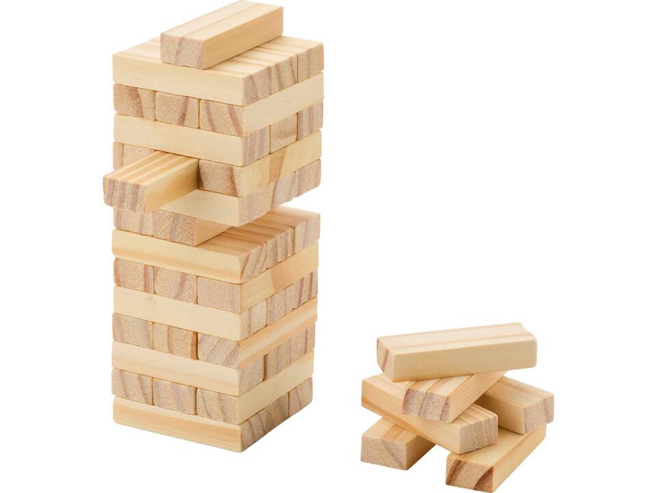 Jumble wooden toppling tower game 5