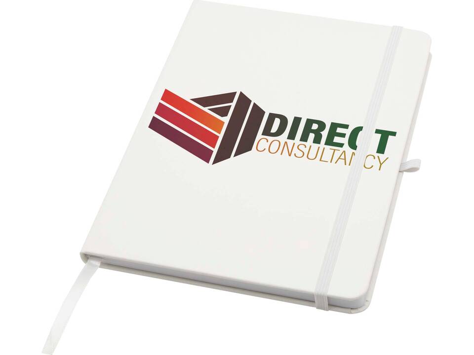 Teak A5 recycled hard cover notebook with lined pages 2