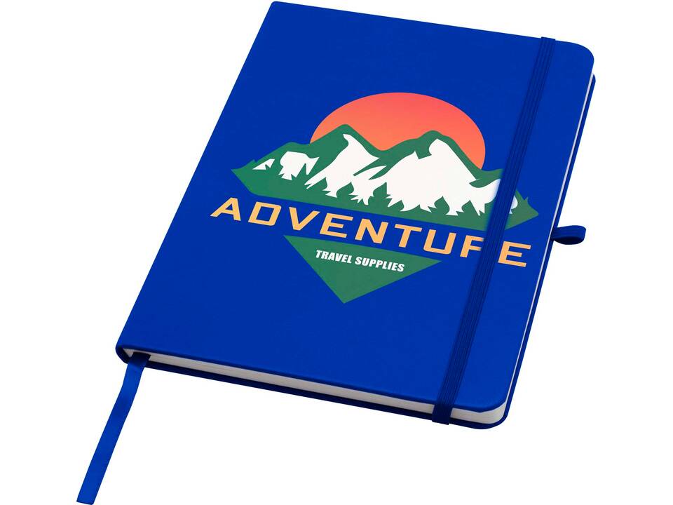 Teak A5 recycled hard cover notebook with lined pages 20