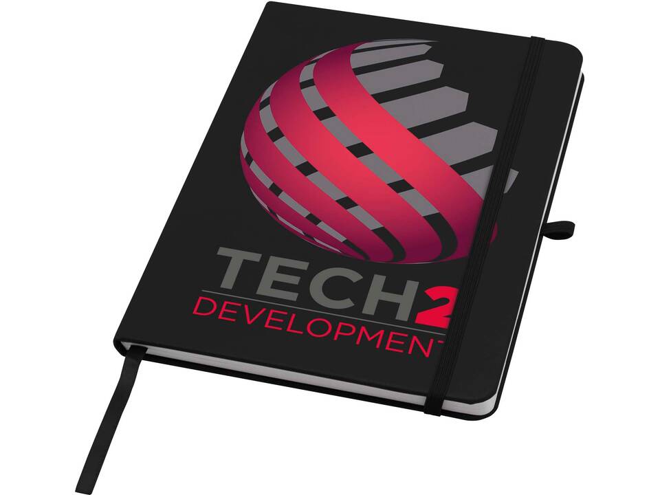 Teak A5 recycled hard cover notebook with lined pages 33