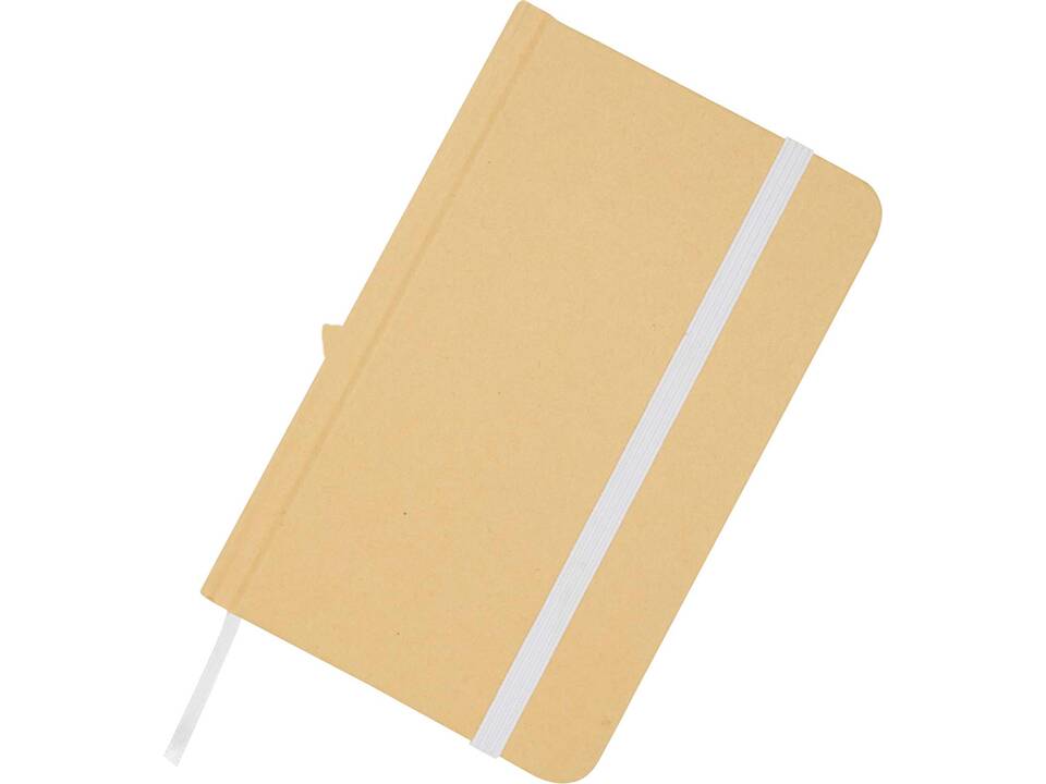 Reed A6 recycled hard cover notebook with plain pages 6